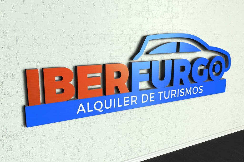 Imagen corporativa de la nueva linea de negocios de Iberfurgo - Alquiler de Turismos