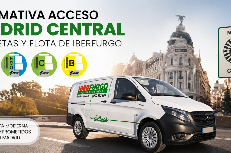 ZBE Madrid 2026: qué furgonetas pueden entrar según etiqueta DGT